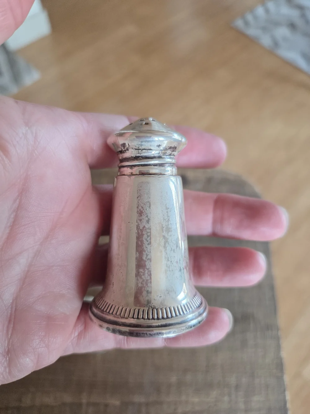 MCM - Empress Sterling Salt & Pepper Shakers